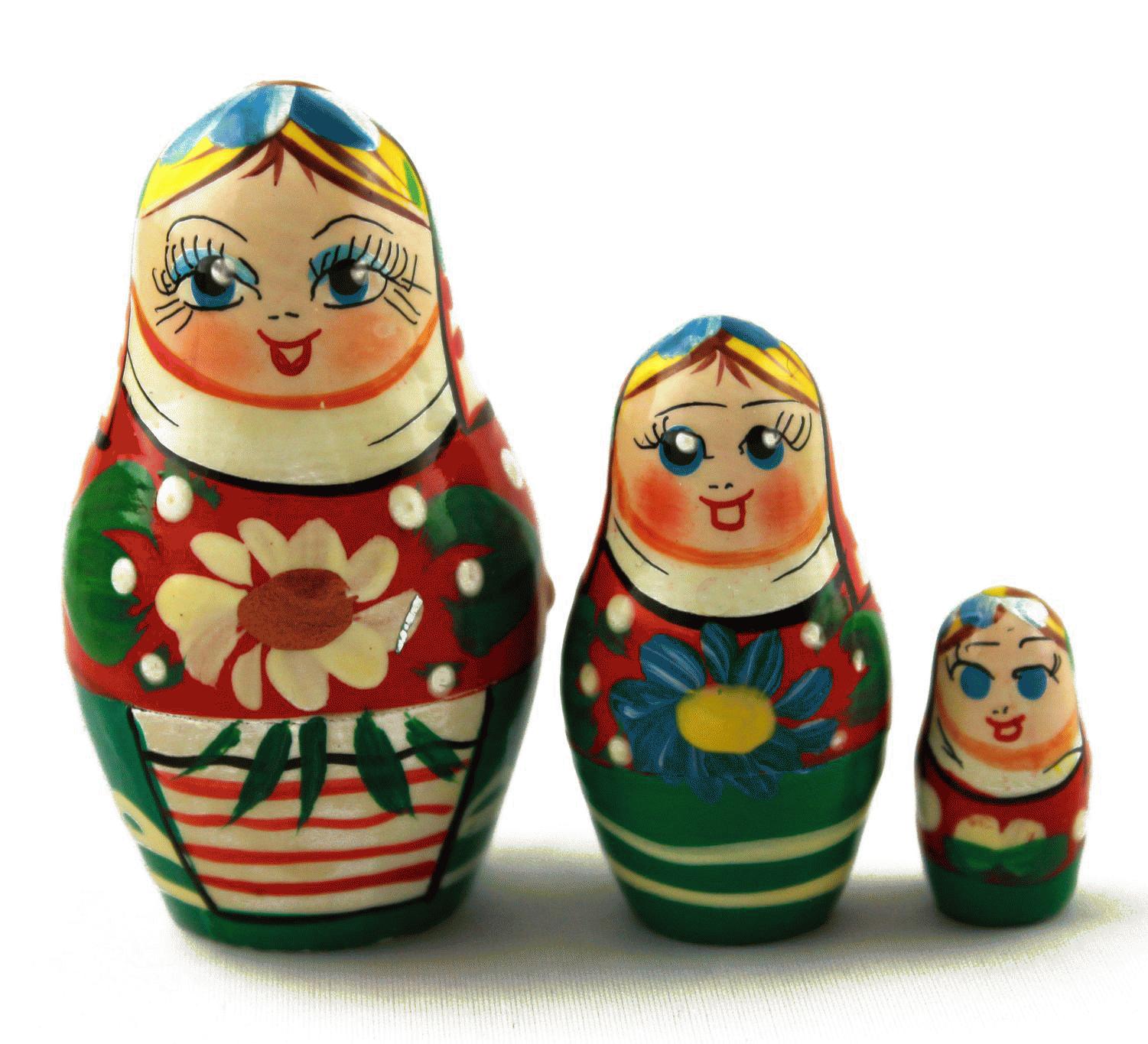 Mini Floral Matryoshka