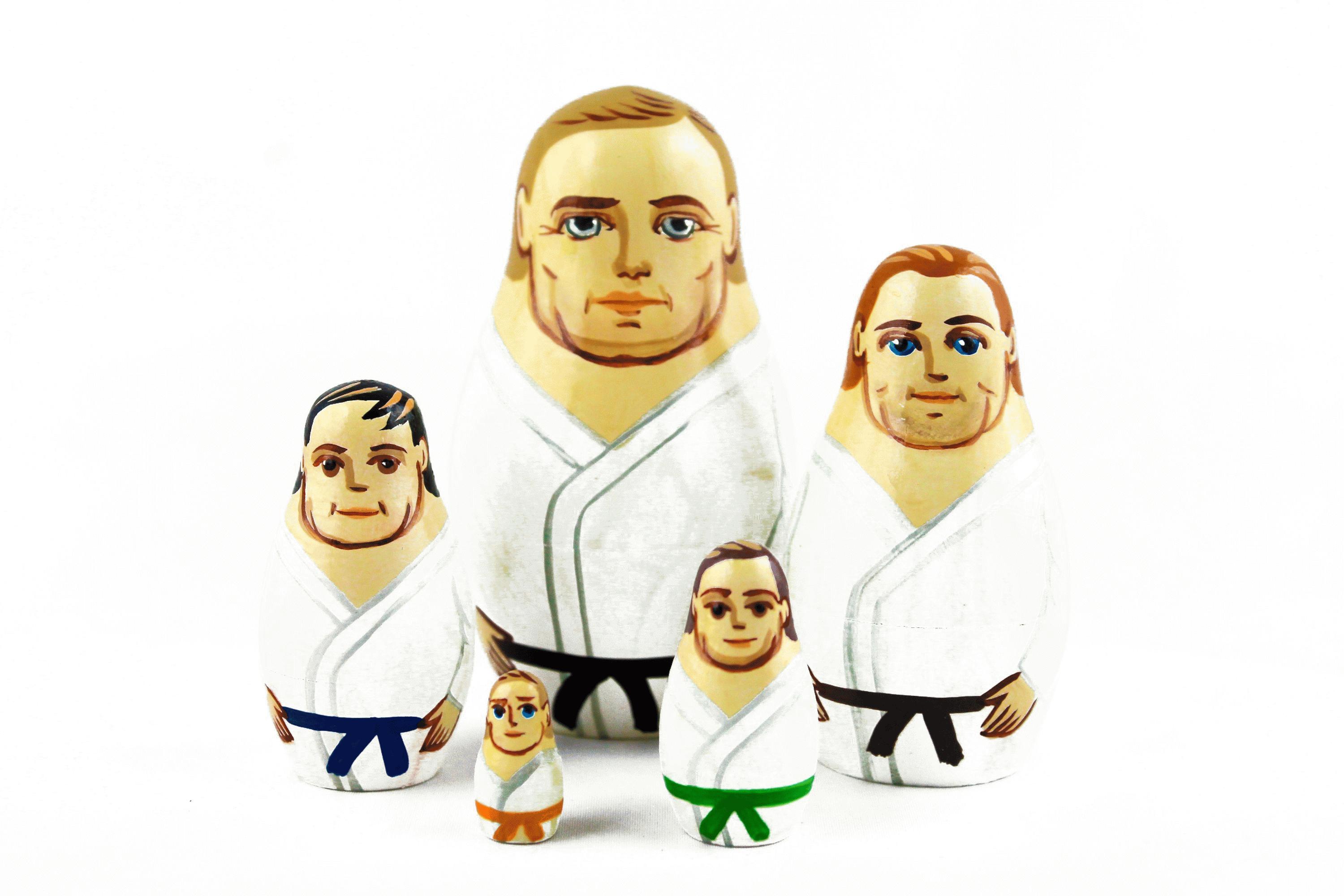 Nesting Dolls with Martial Artists