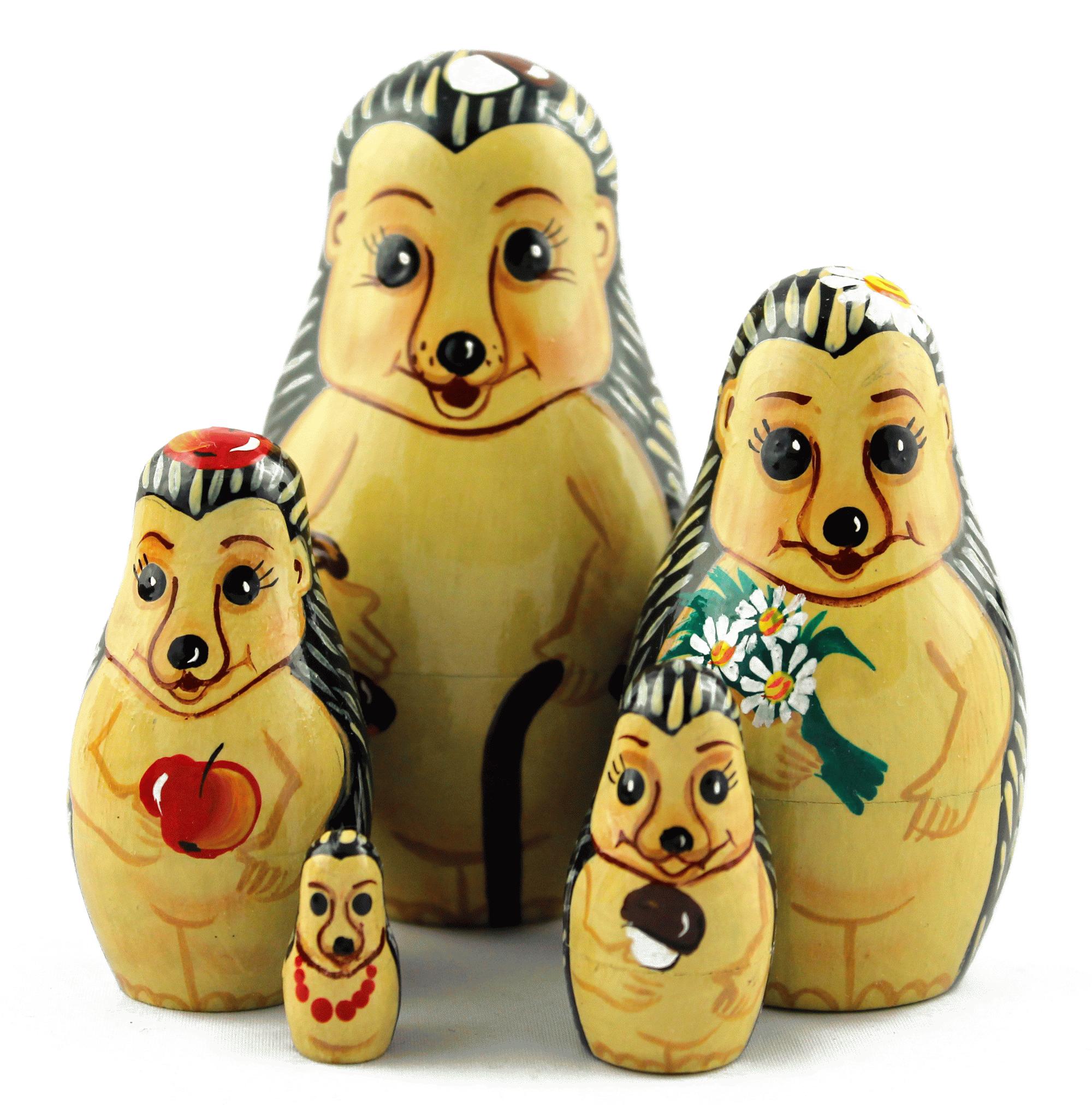 Hedgehog Family Matryoshka