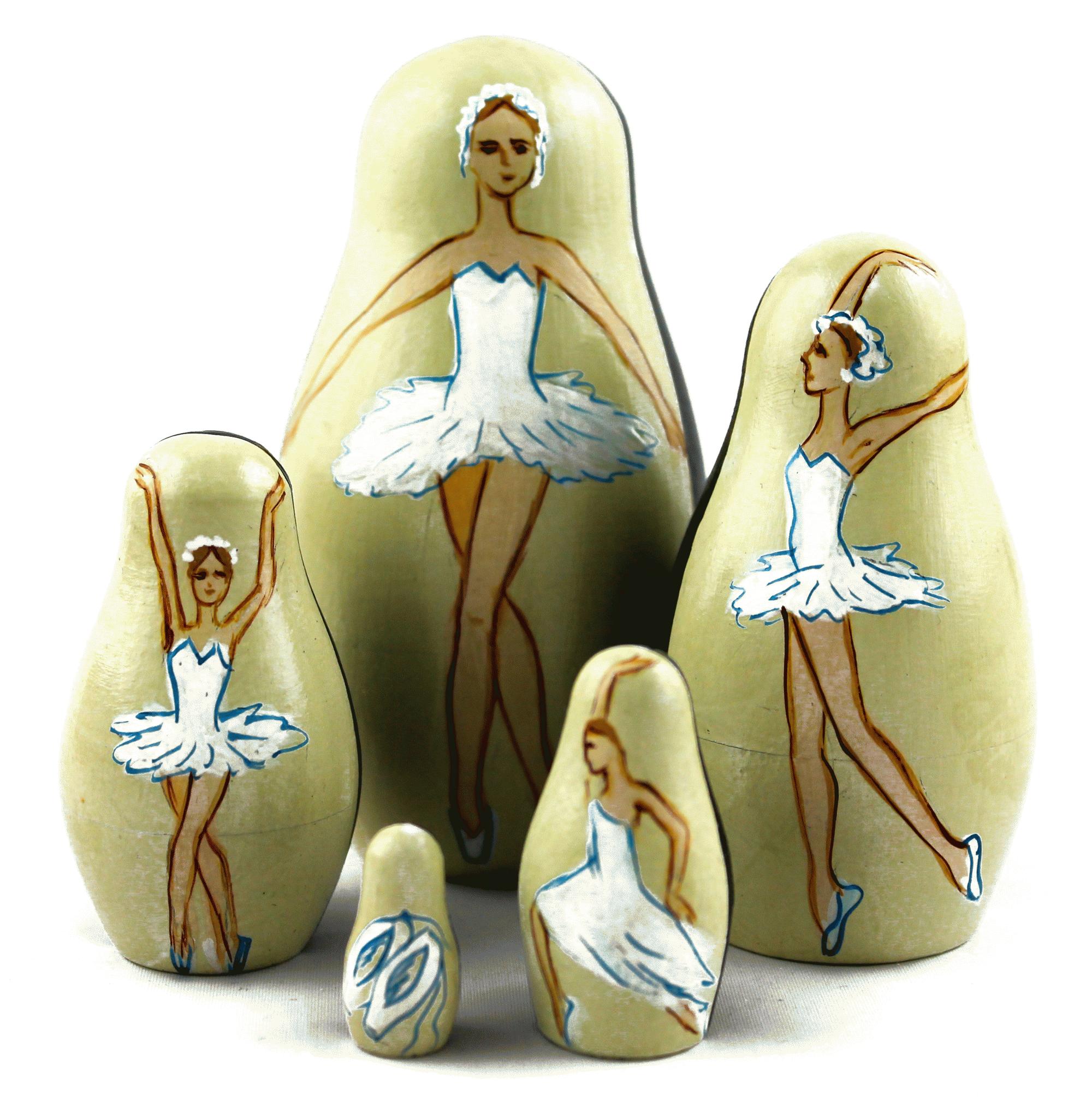 Nesting Dolls with Ballet Dancers
