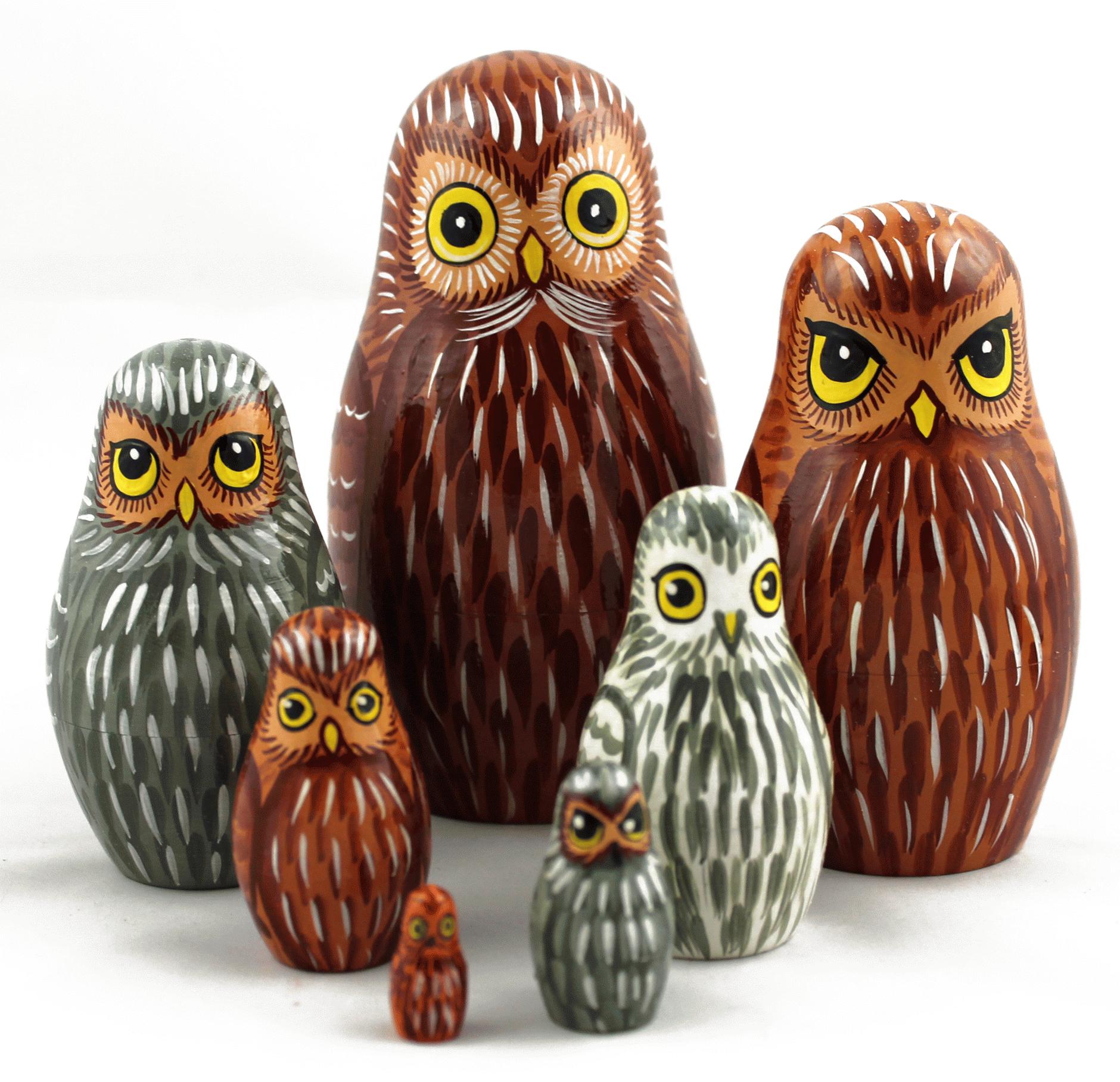 Owl Family Matryoshka