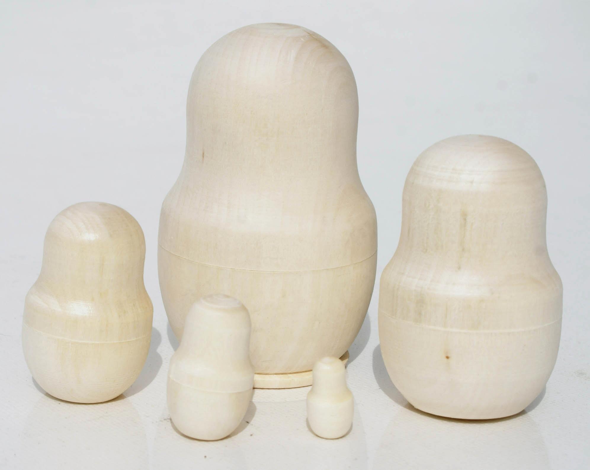 Blank Wooden Nesting Dolls