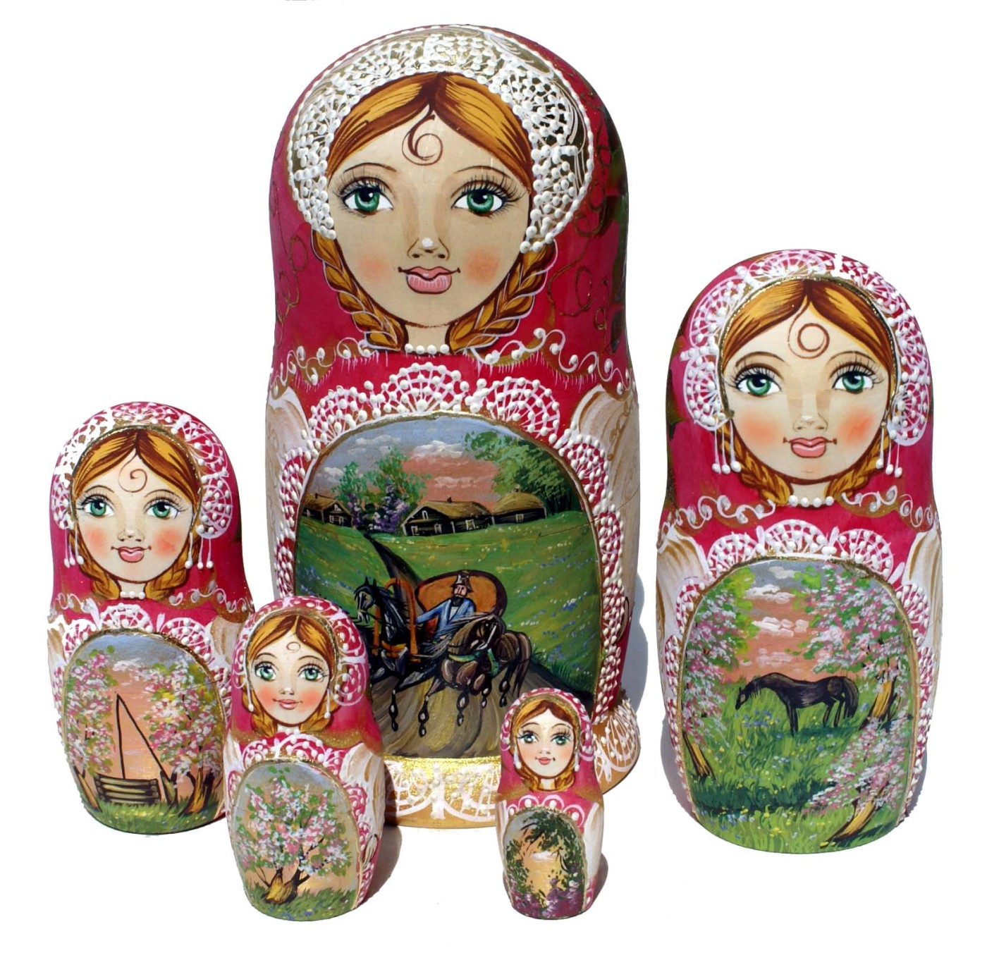 Village Landscape Matryoshka
