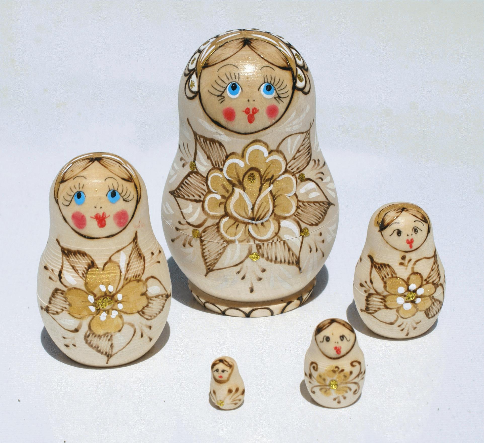 Flower Matryoshka Doll