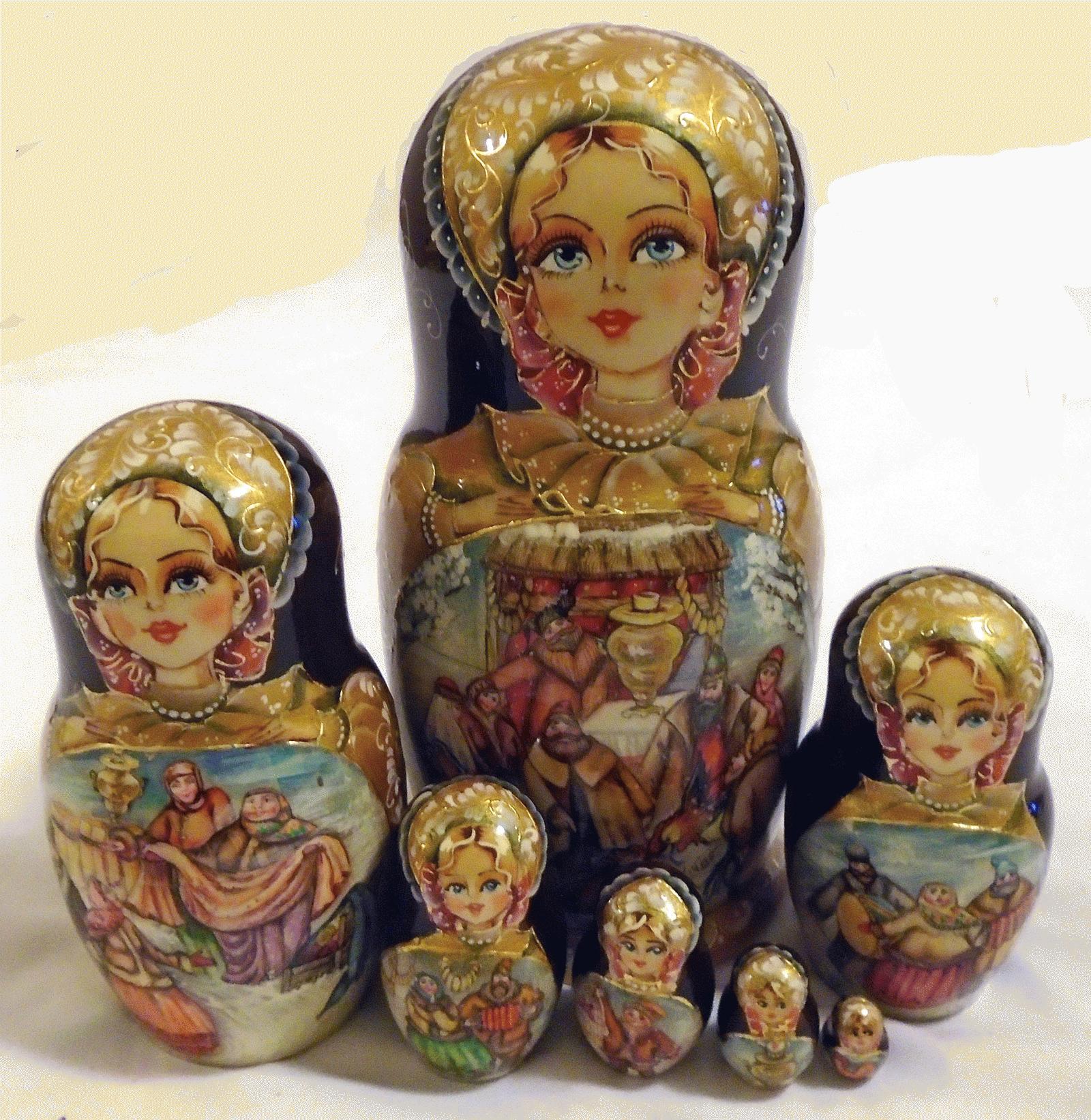 Russian Folk Tale Matryoshka Dolls