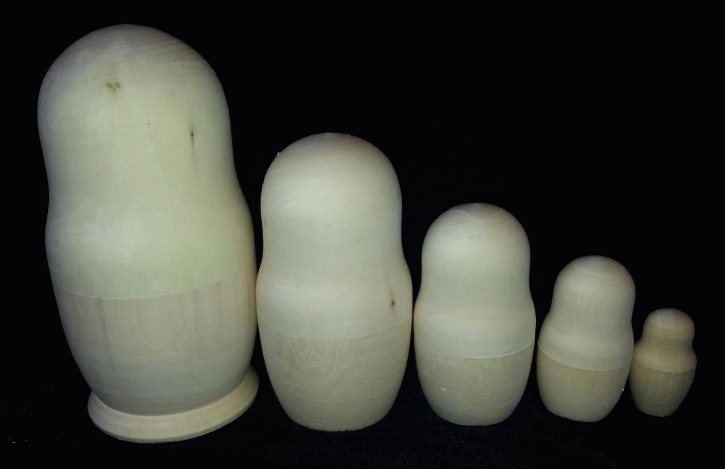 Blank Matryoshka Wooden Dolls