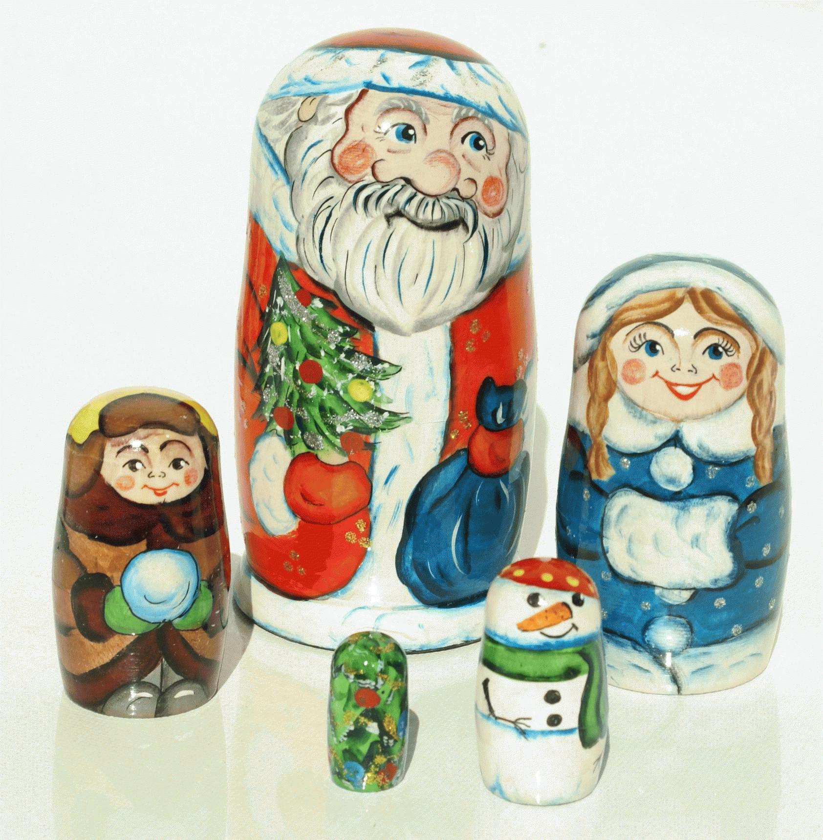 Winter Holiday Matryoshka