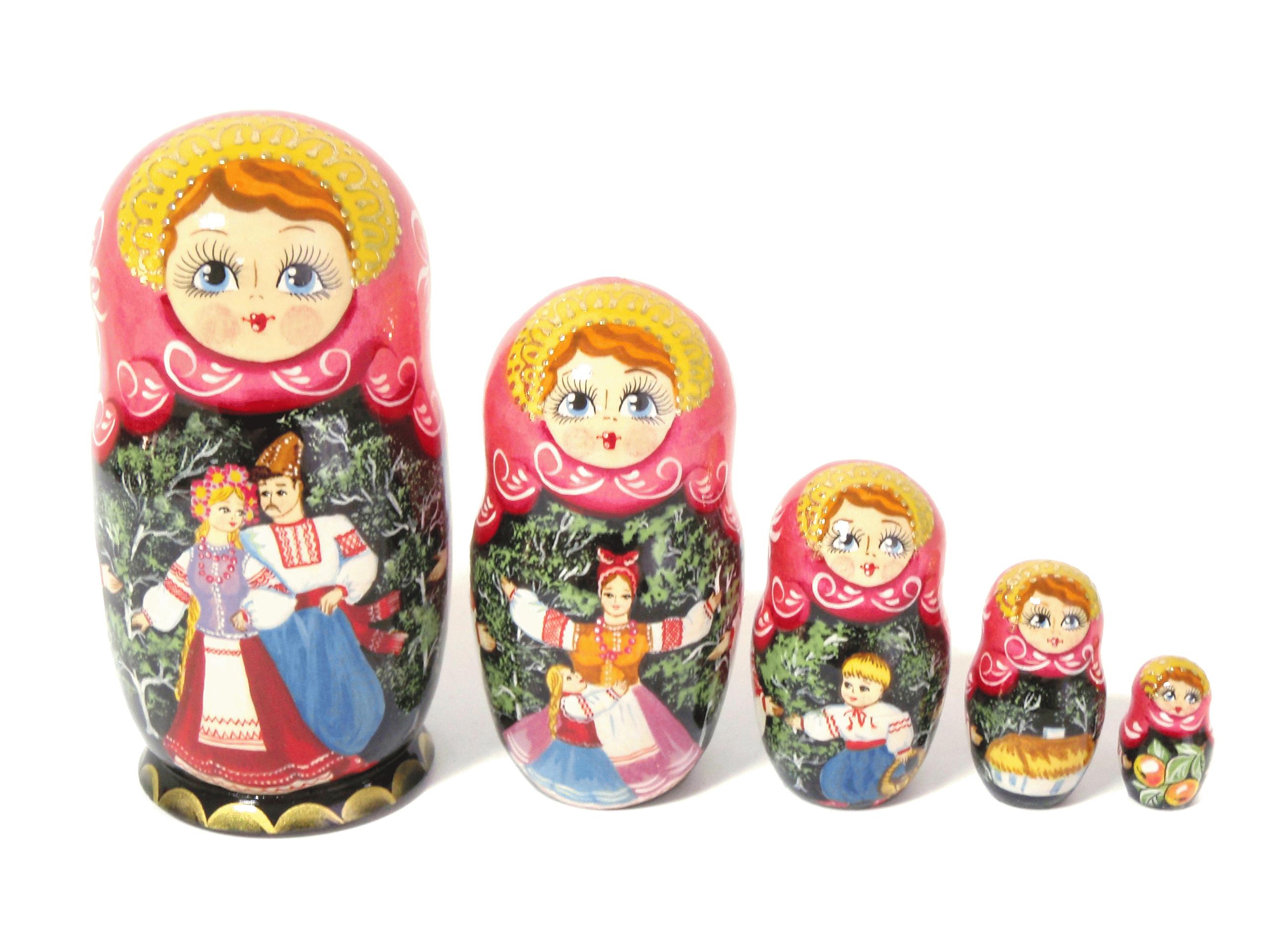 Folk Dance Scene Matryoshka