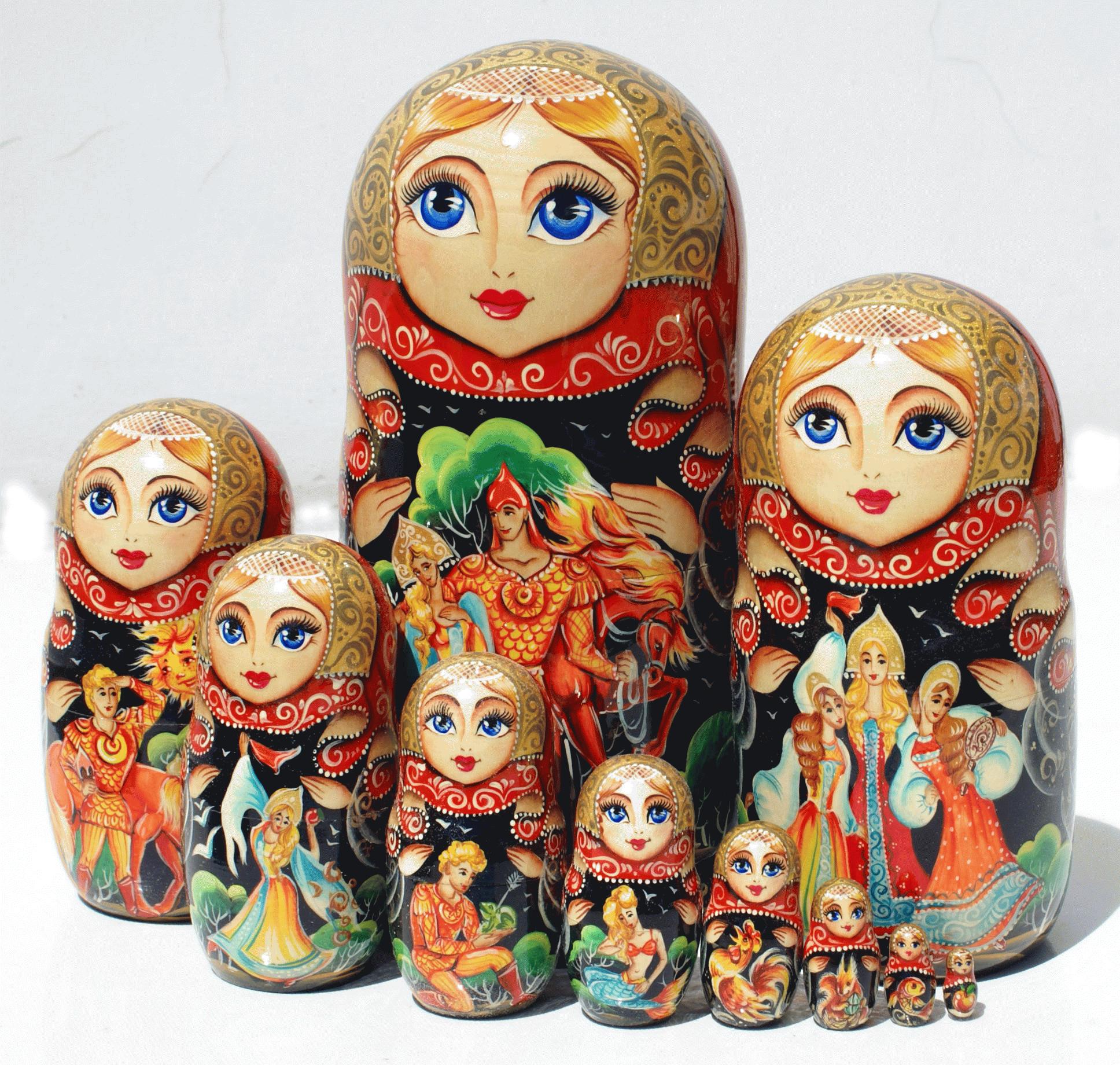 Fairy-Tale Matryoshka Nesting Doll